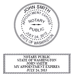 Washington  Notary Supplies - Seals