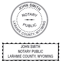 Wyoming  Notary Supplies - Seals