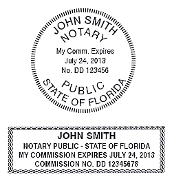 Florida Notary Supplies - Seals
